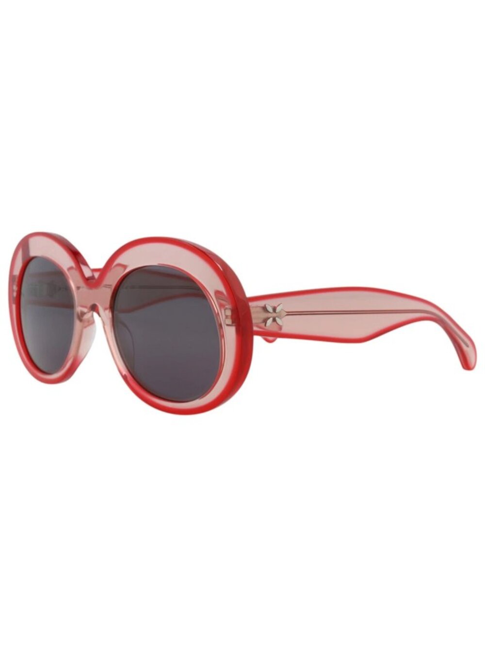 New Alaia Women's Eyeglasses Round Oval Pink Pink Grey